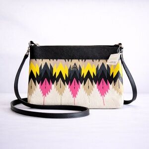 Coach Coachella Hawk Feather East West Crossbody Bag 2015 Festival NWT